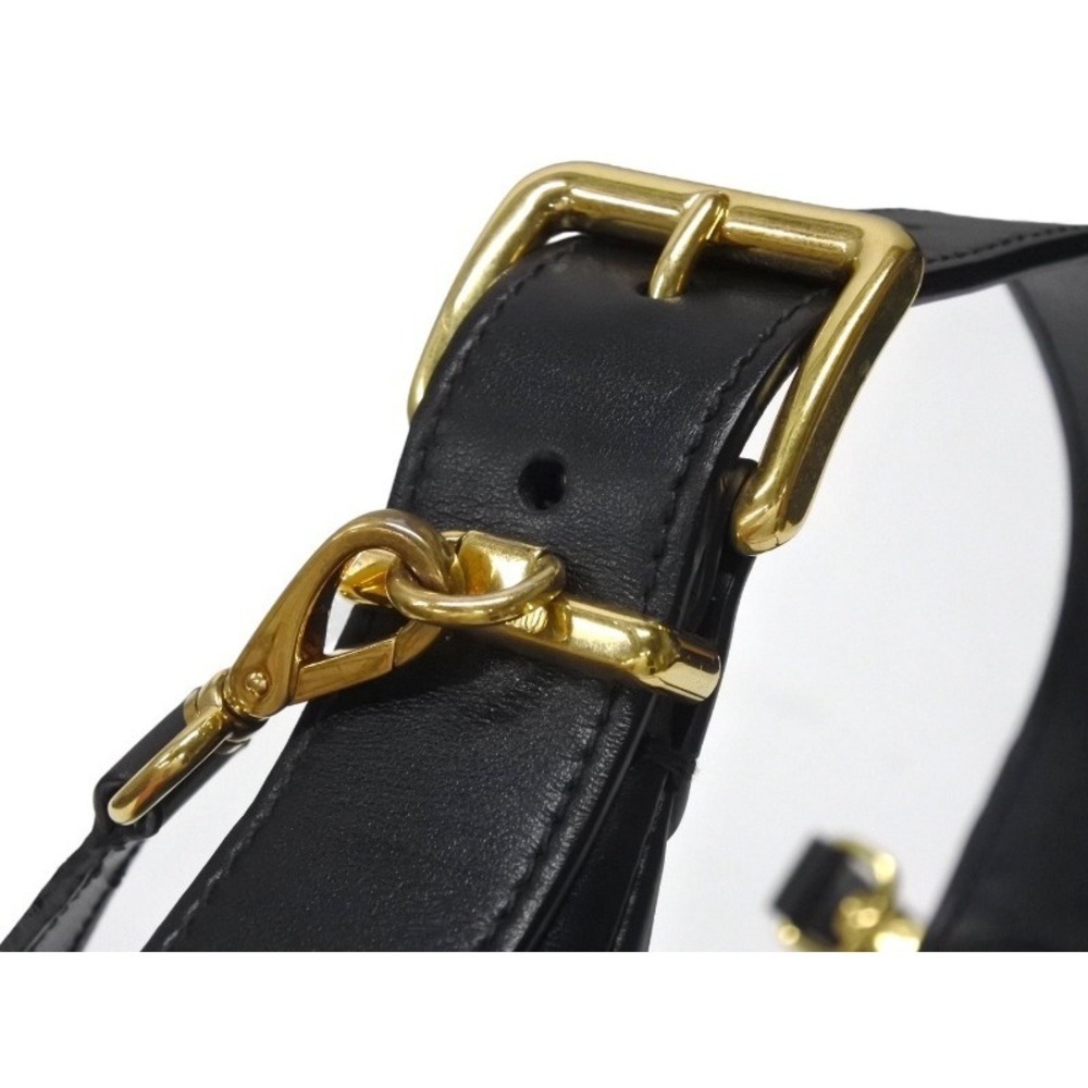 Miu Miu hobo shoulder leather handbag Miu bag black - Picture 6 of 10